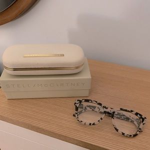 Stella McCartney Pink Tortoise Reading Glasses